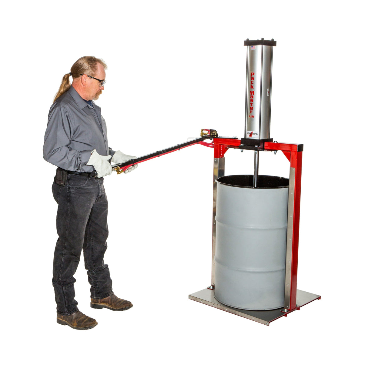 Newstripe PackMaster Spark Resistant Air Powered Compactor