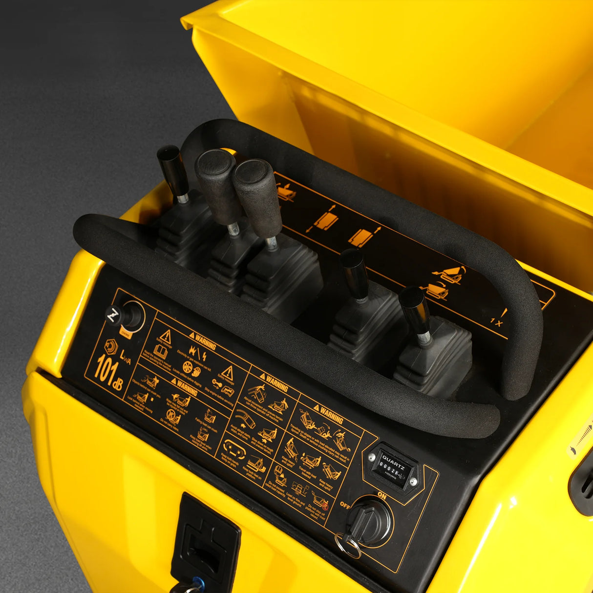 MechMaxx 1800lb 420cc E-start Gas Engine Stand-ON Hydraulic Track Dumper with Self-Loading , T80