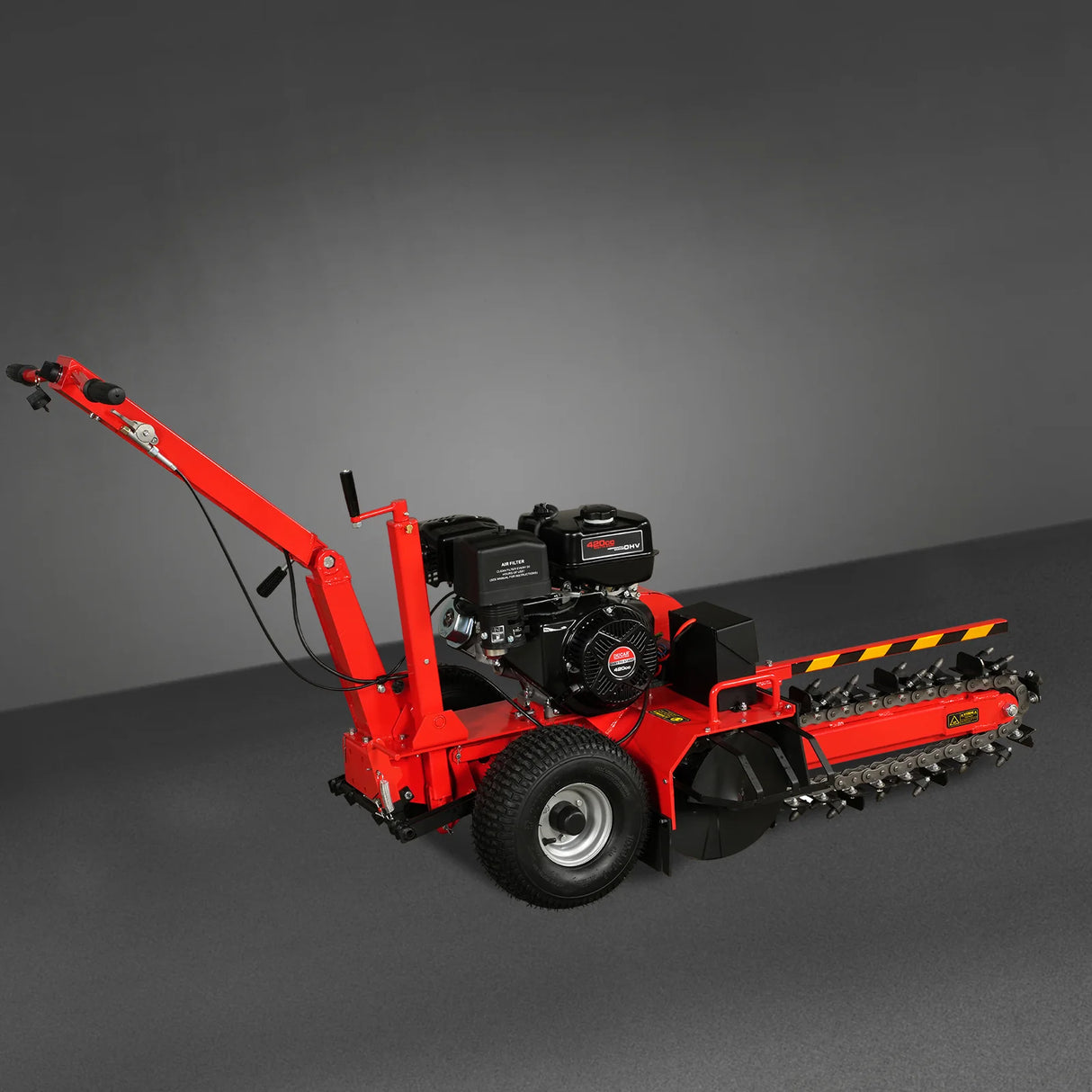 MechMaxx 15HP 420cc E-Start Powered 24" Ditching Trencher , TCR1500