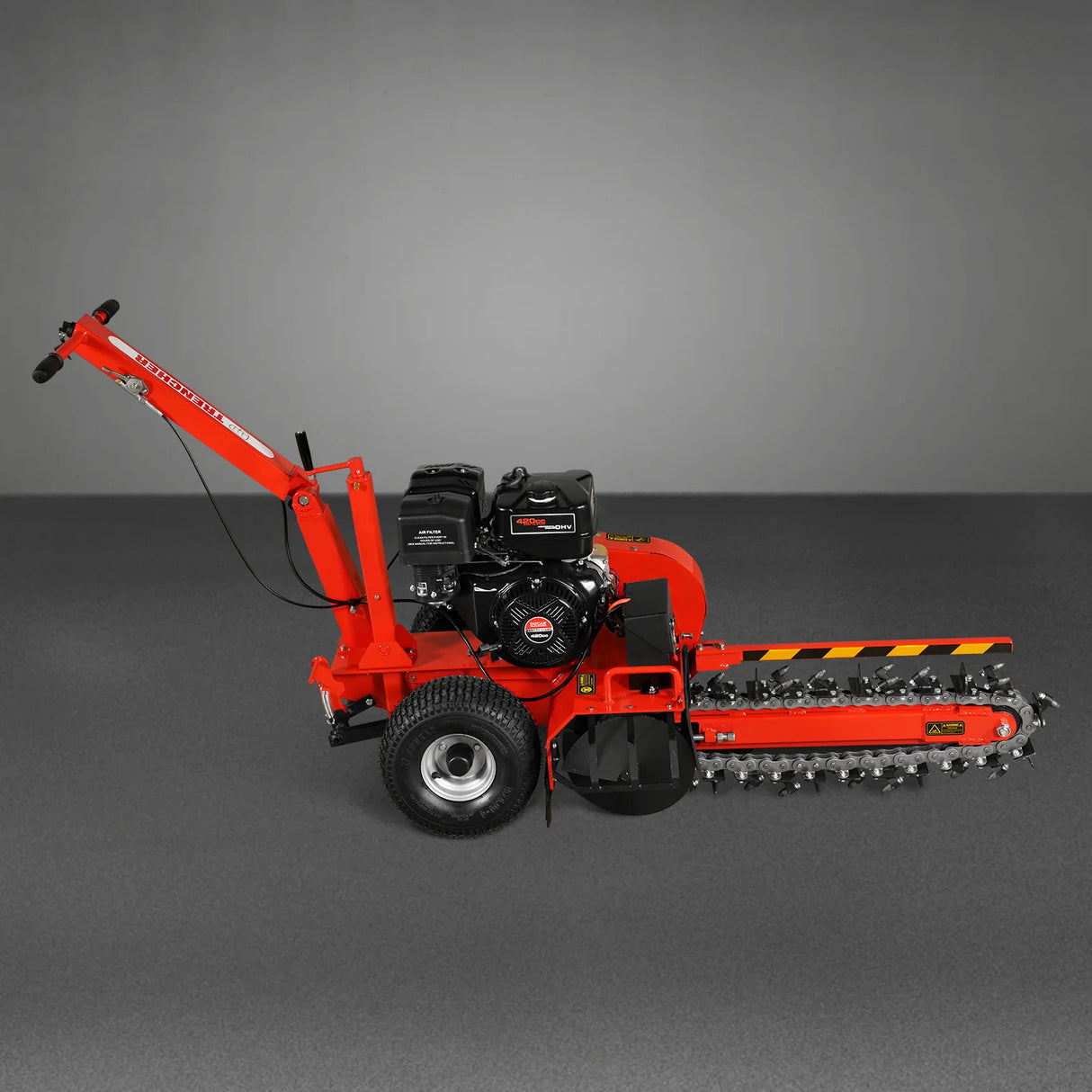 MechMaxx 15HP 420cc E-Start Powered 24" Ditching Trencher , TCR1500