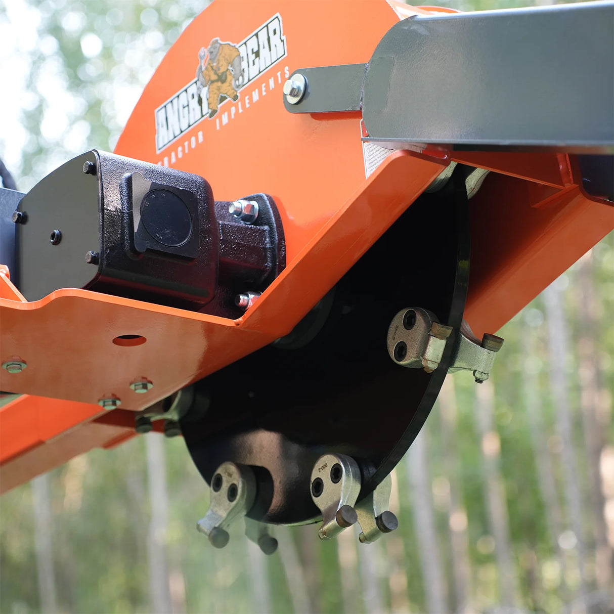24'' Cutting Wheel Hydraulic Cylinders Stump Grinder, (PTO Shaft Included with Slip Clutch) , 35-60hp, TSG61