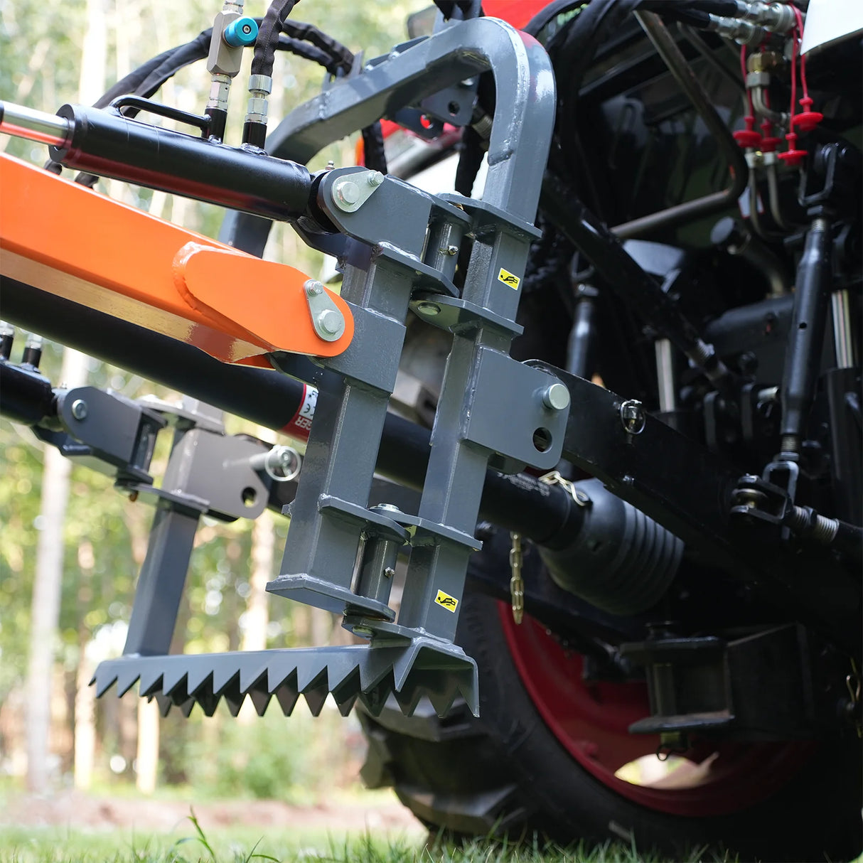 24'' Cutting Wheel Hydraulic Cylinders Stump Grinder, (PTO Shaft Included with Slip Clutch) , 35-60hp, TSG61
