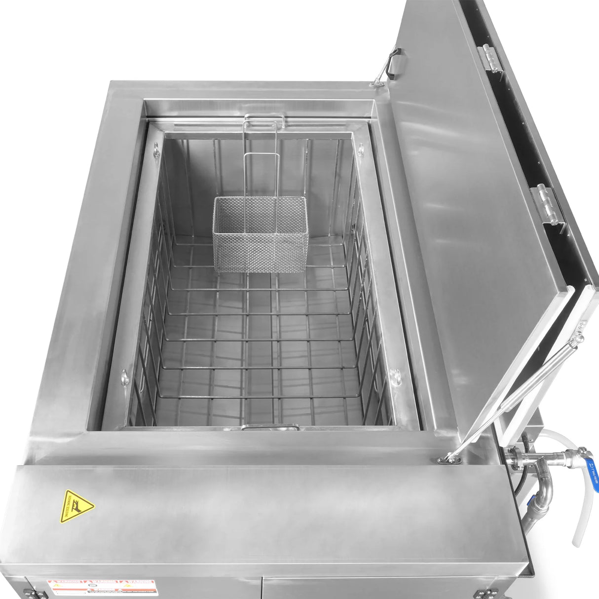 207 Gal / 785L Heavy Duty Industrial Ultrasonic Parts Washer, 28kHz 96 Transducers, SS304 Tank, 22kW Heater, 208–240V 3 Phase Power
