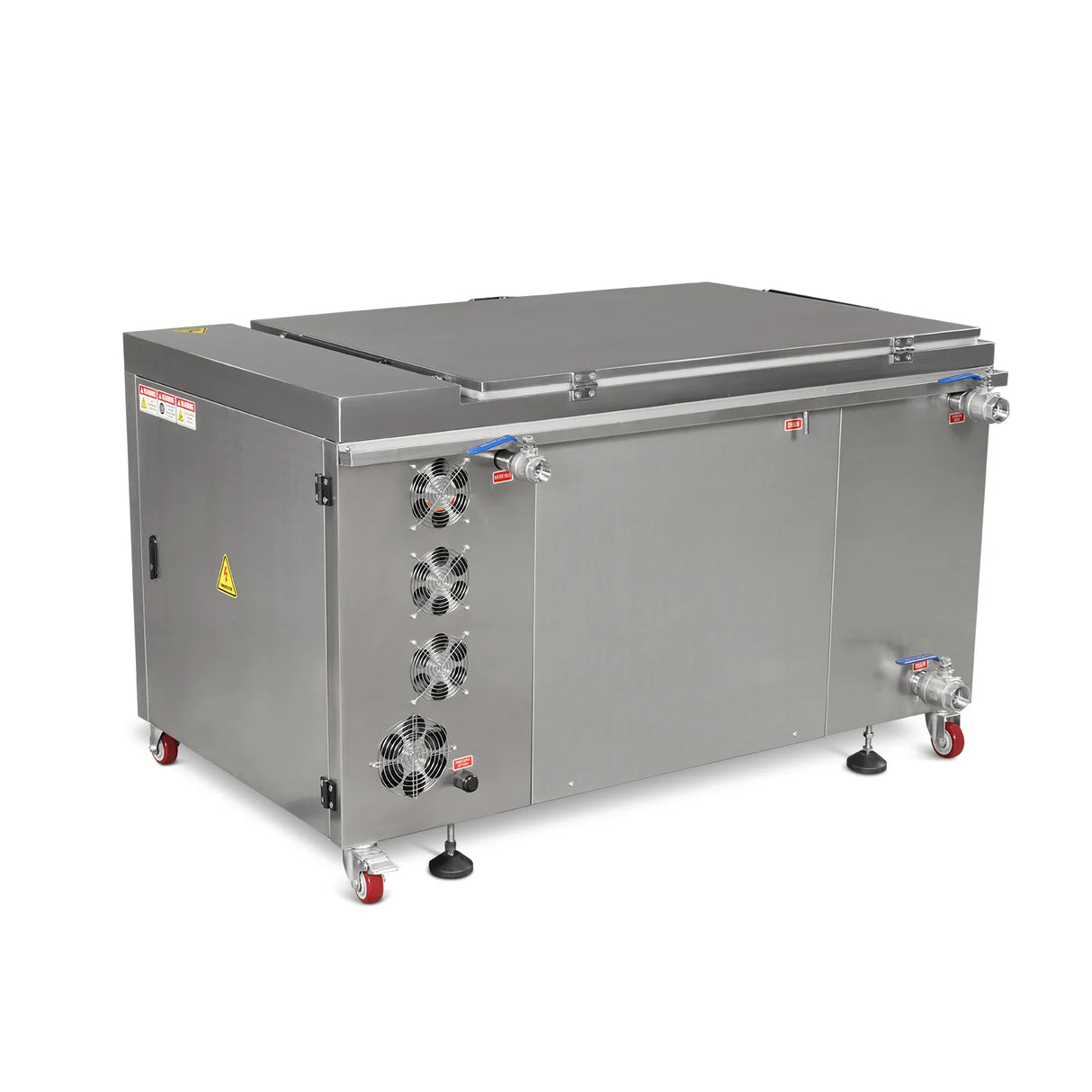 81 Gal / 308L Heavy Duty Industrial Ultrasonic Parts Washer, 28kHz 40 Transducers, SS304 Tank, 10kW Heater, 208–240V 3 Phase Power