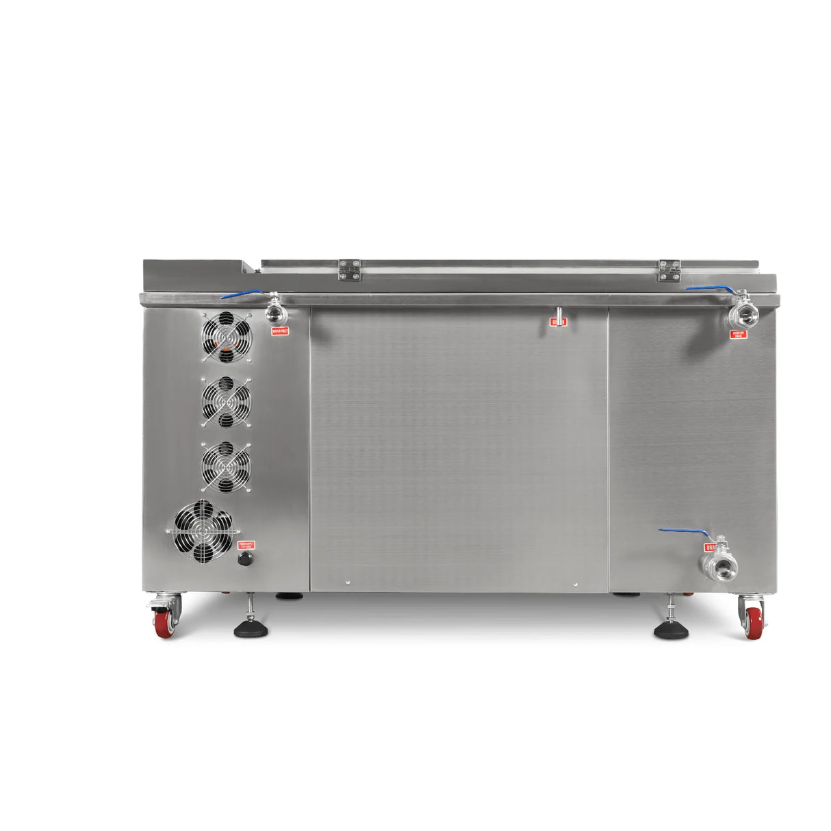 81 Gal / 308L Heavy Duty Industrial Ultrasonic Parts Washer, 28kHz 40 Transducers, SS304 Tank, 10kW Heater, 208–240V 3 Phase Power