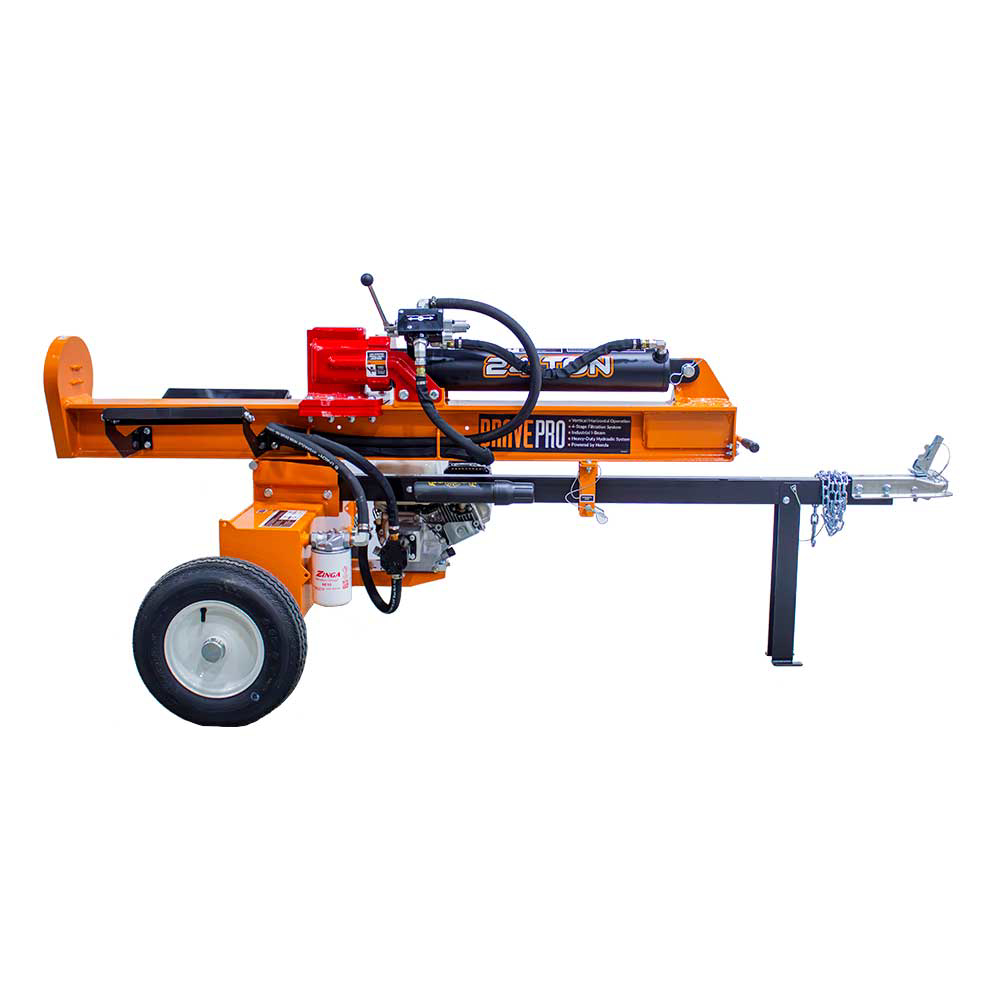 Brave Tow Behind Log Splitter 24-Ton Vertical/Horizontal Portable Gas with Honda GX160