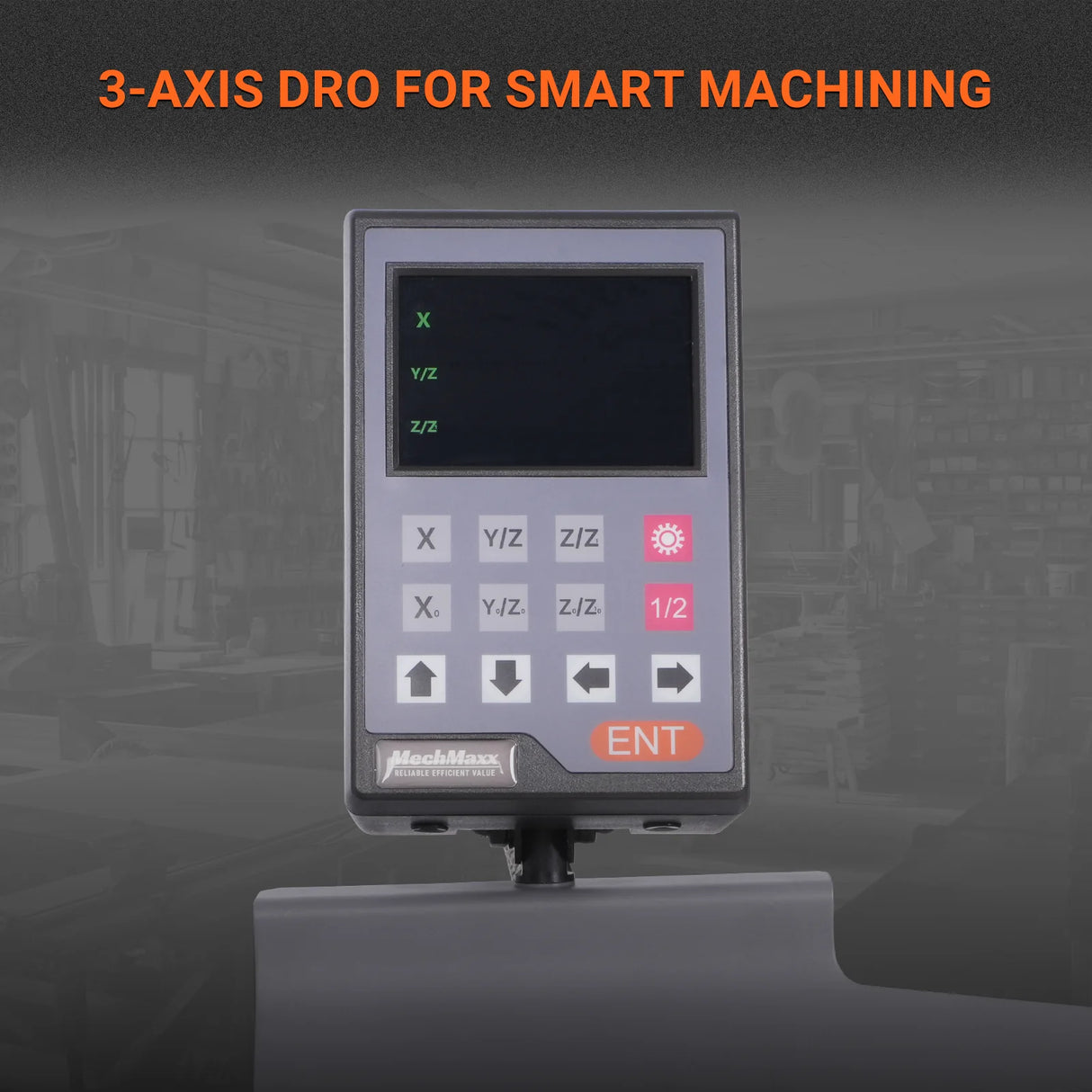 MechMaxx 6"x20'' Benchtop Mill Drill Machine with DRO Brushless Motor, Variable Speed, R8 Spindle, 1 HP, 110V, Compact Milling Drilling Tool for Garage Shop, DIY Metalworking without Stand VM18LD