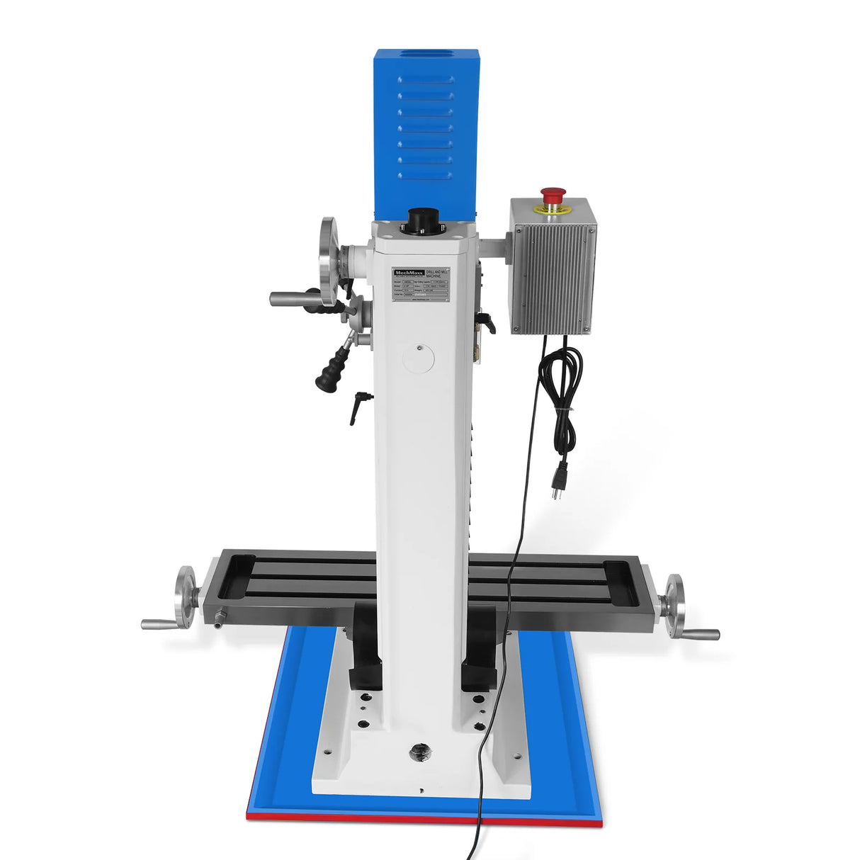 MechMaxx 8-1/4"x33'' Industrial Benchtop Mill Drill Machine Brushless Motor, Variable Speed, R8 Spindle, 2 HP, 110V, Compact Milling Drilling Tool for Garage Shop, DIY Metalworking without Stand VM32L