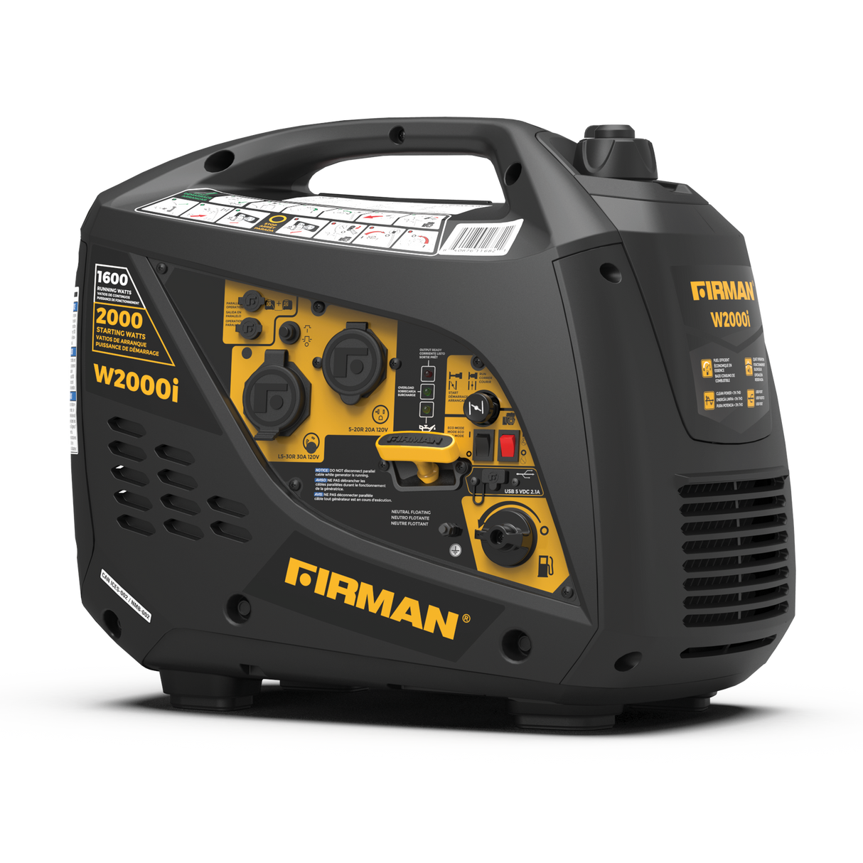 Inverter Portable Generator 2000/1600W Recoil Start