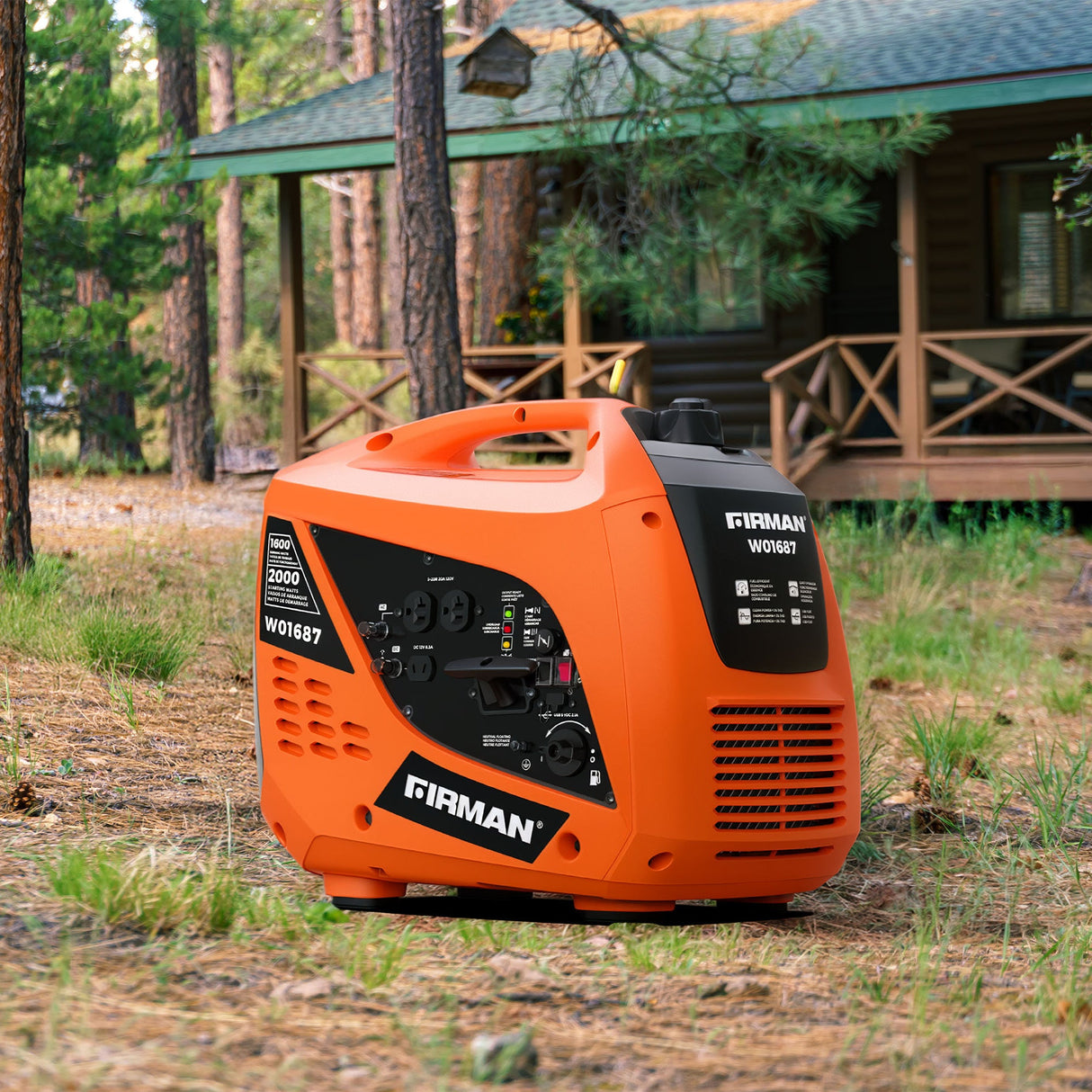 Gas Inverter Portable Generator 2000/1600W Recoil Start