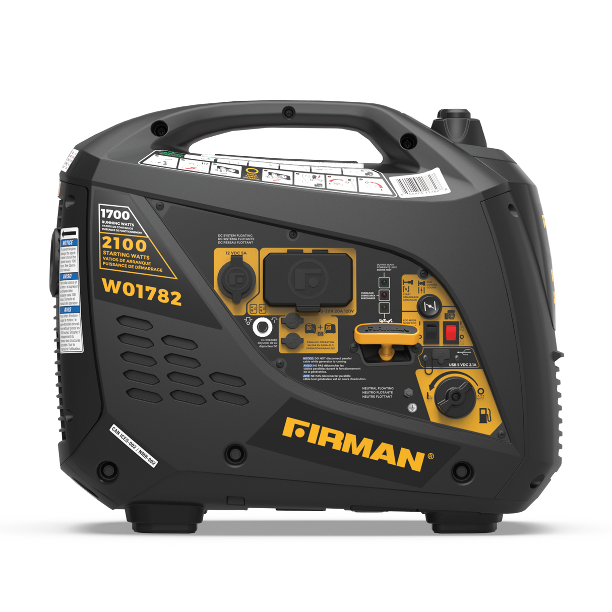 Inverter Portable Generator 2100W Recoil Start