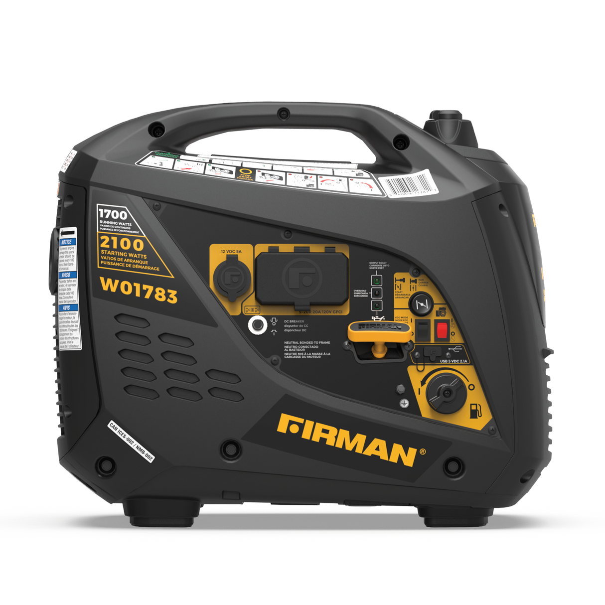 Inverter Portable Generator 2100W Recoil Start