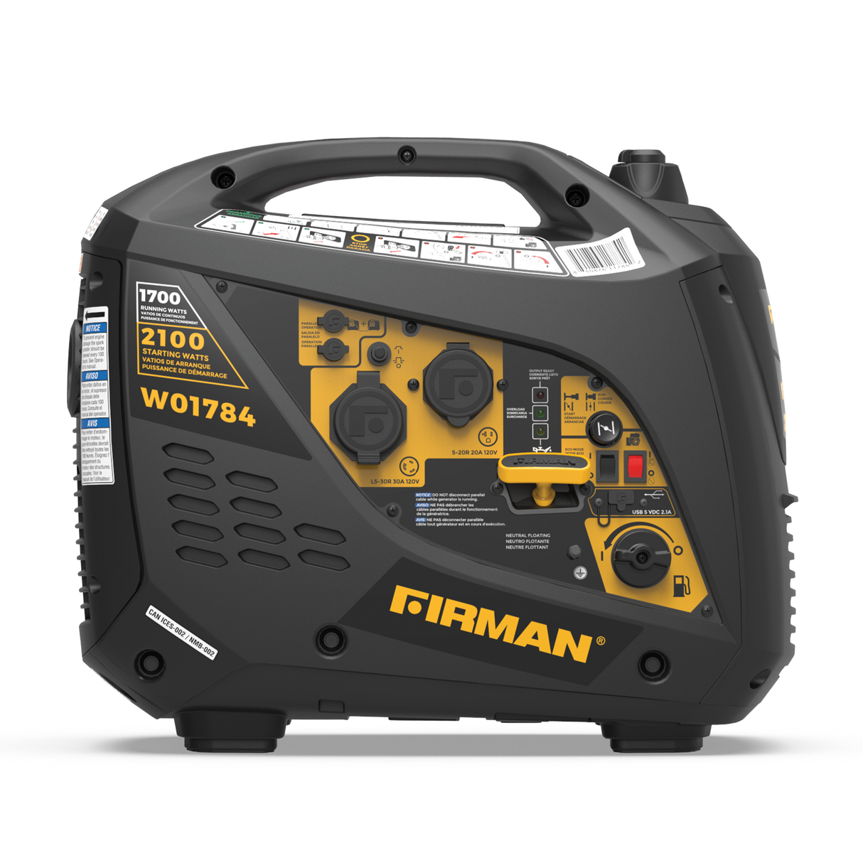 Refurbished Inverter Portable Generator 2100W Recoil Start