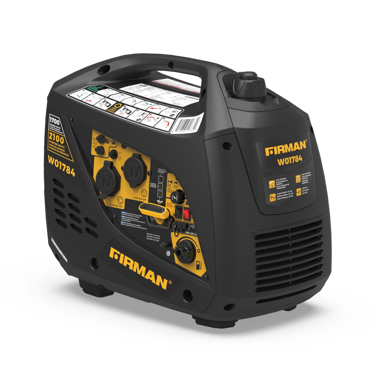 Refurbished Inverter Portable Generator 2100W Recoil Start