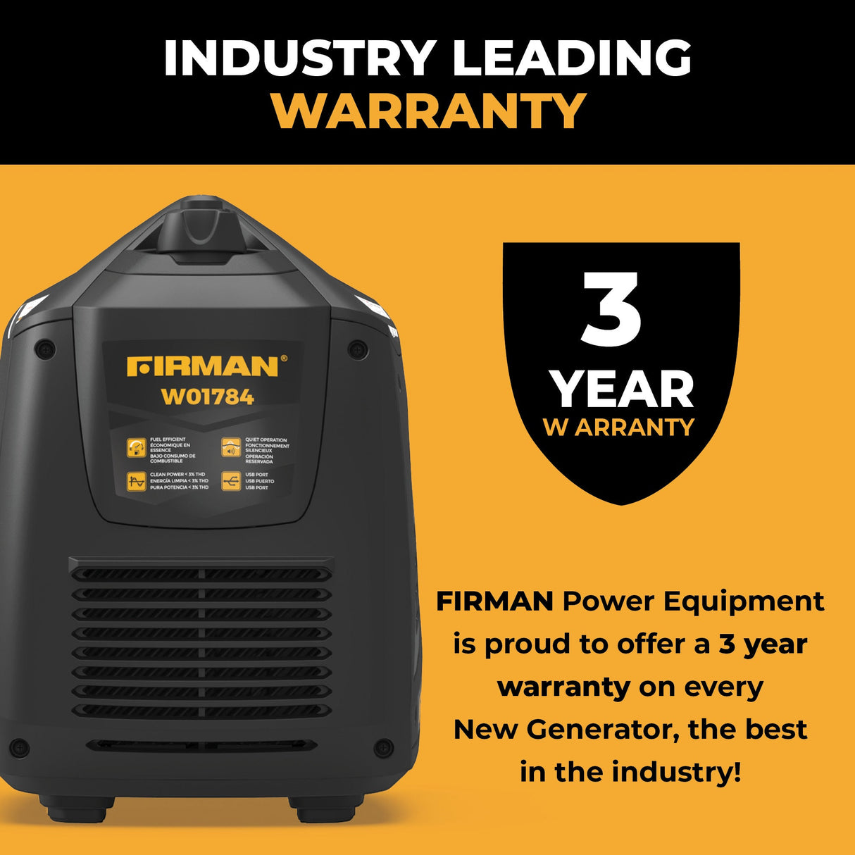 Inverter Portable Generator 2100W Recoil Start