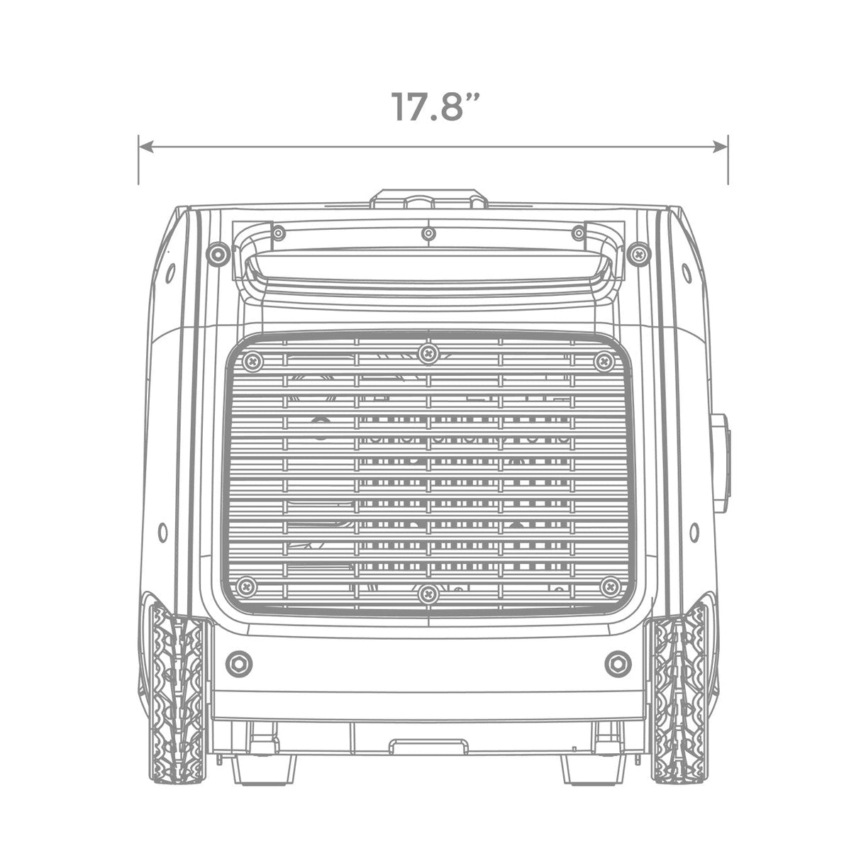 Gas Inverter Portable Generator 3650W Recoil Start