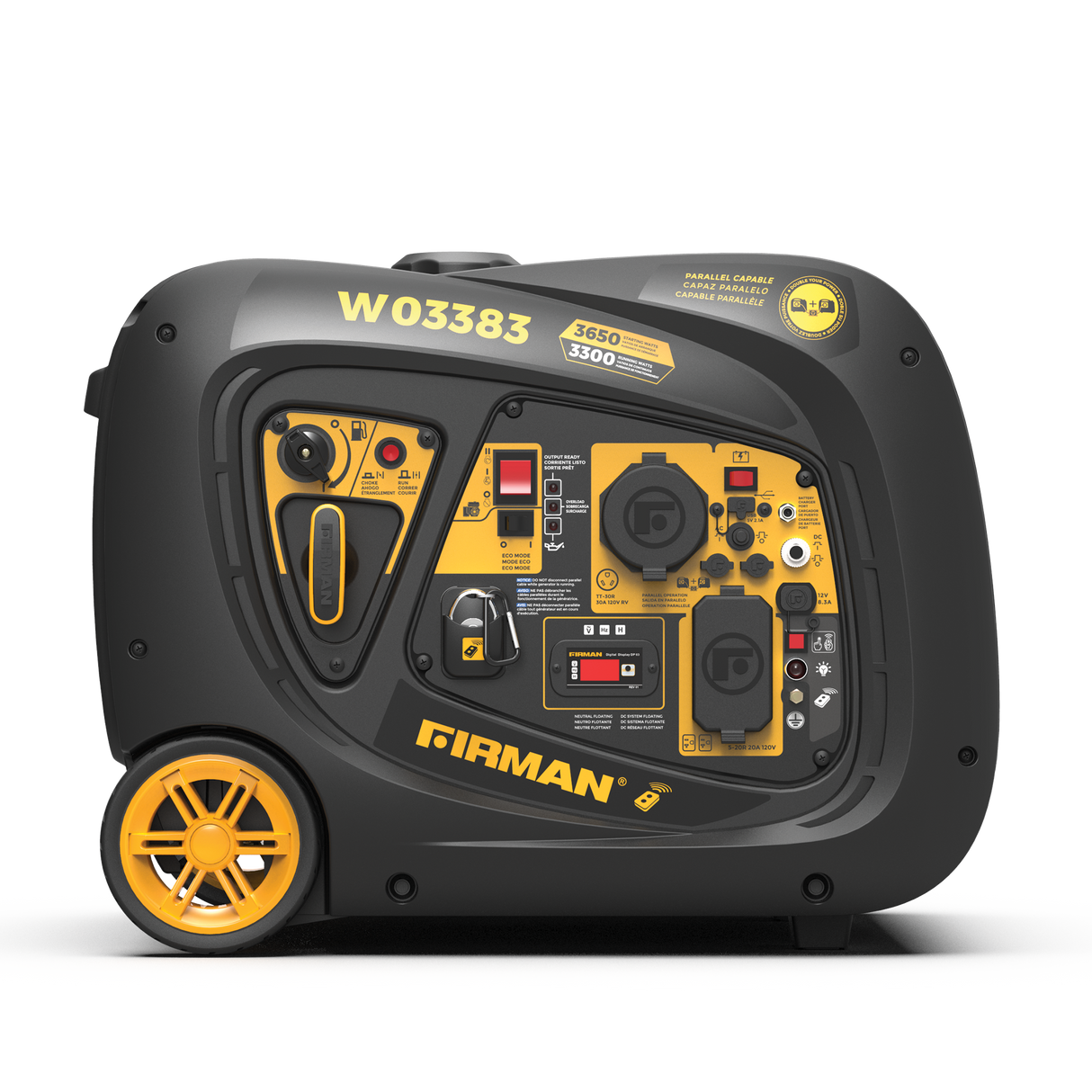 Refurbished Inverter Portable Generator 3650W Remote Start