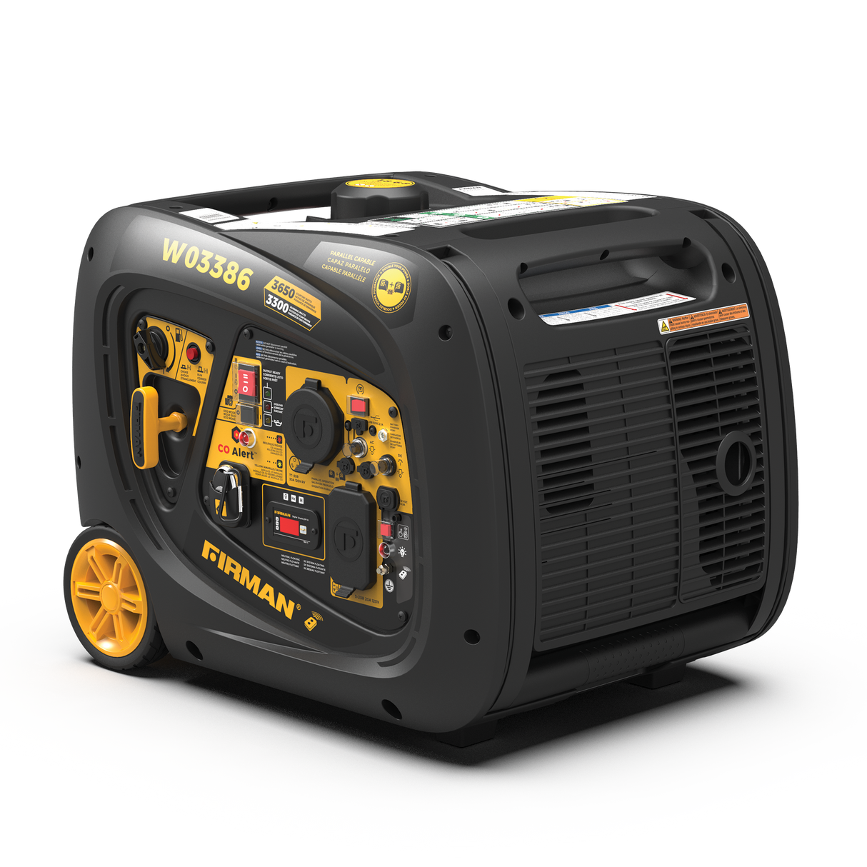 Refurbished Inverter Portable Generator 3650W Remote Start with CO ALERT