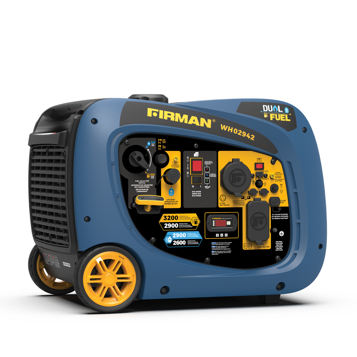 Refurbished Dual Fuel Inverter 3200W Electric Start