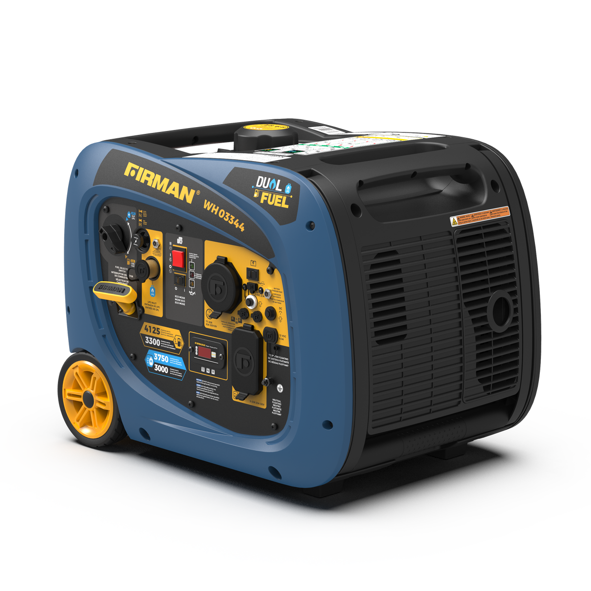 Dual Fuel Inverter Portable Generator 4125W Electric Start