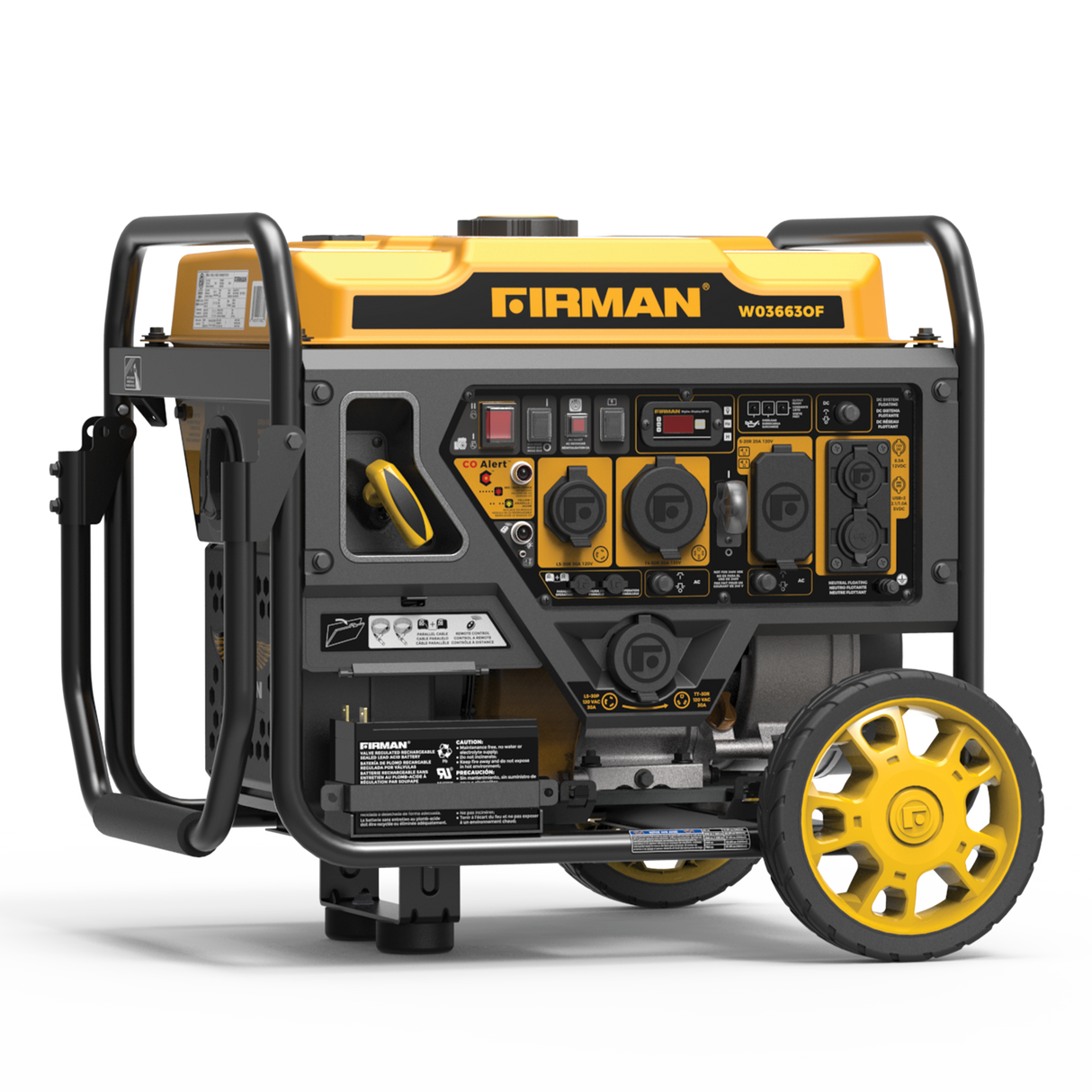 Inverter Open Frame Portable Generator 4500W Remote Start with CO Alert
