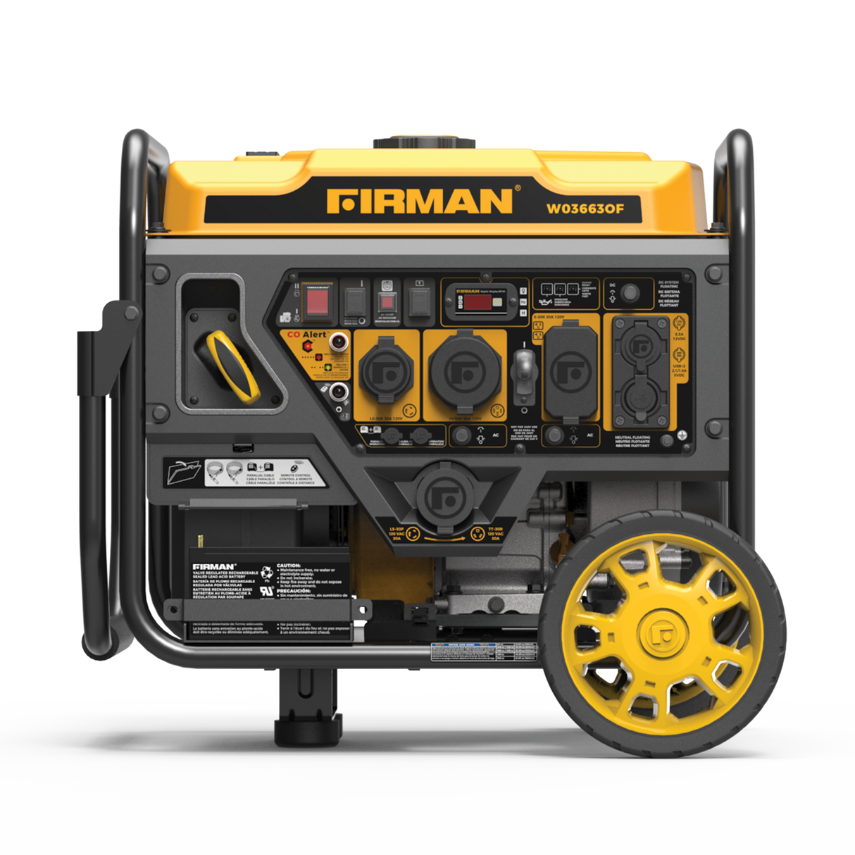 Inverter Open Frame Portable Generator 4500W Remote Start with CO Alert