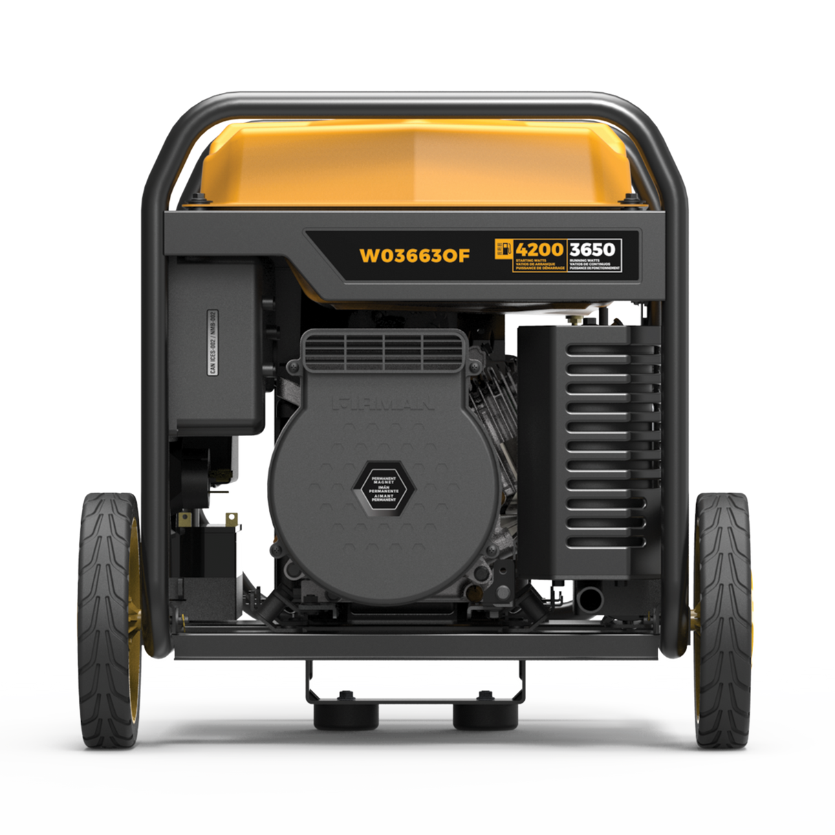 Inverter Open Frame Portable Generator 4500W Remote Start with CO Alert