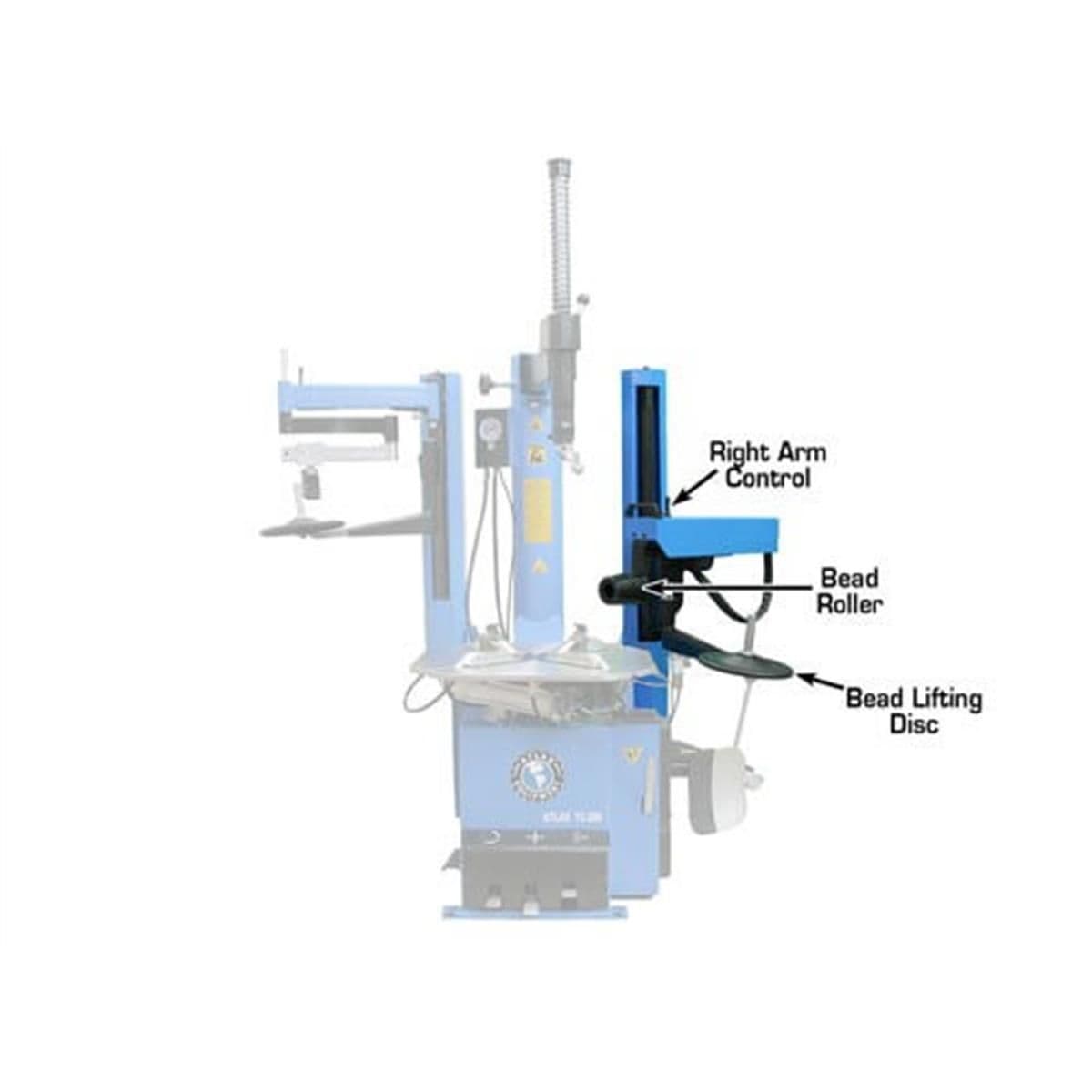 Atlas ATEATTC-RHA 700 Series Right-Hand Assist Arm for Tilt-Back Tire Changers