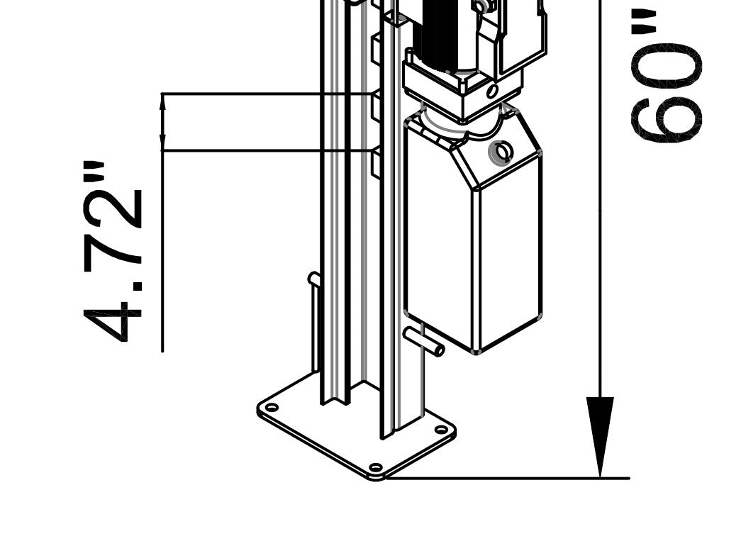 Olympic Equipment 6,000 lb Compact Portable Storage 4-Post Car Lift 4PC-6