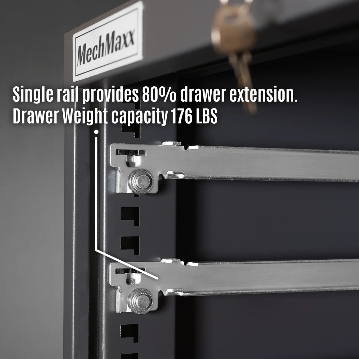 Heavy Duty Modular Drawer Cabinet - 11 Drawer, 59" H x 28.5" W x 28.5" D Tool Storage Organizer, Steel Construction