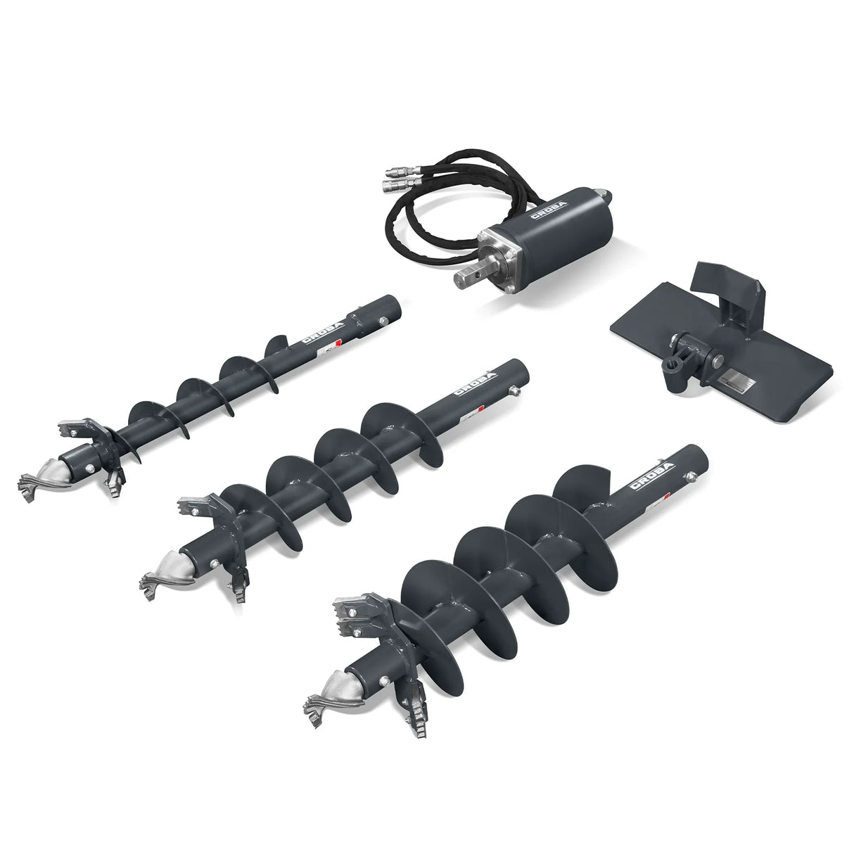 Mini Skid Steer Drive Auger with 6" , 9" , 12" Dia. Auger Bits