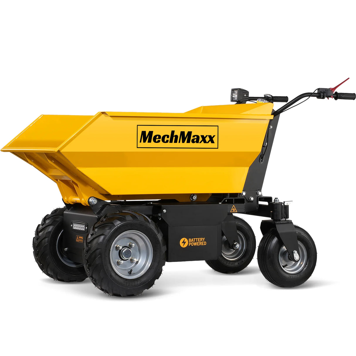 MechMaxx 1100lb Loading 1000W DC Motor 48V Battery Powered Hydraulic Tipping Dump Cart, EH50