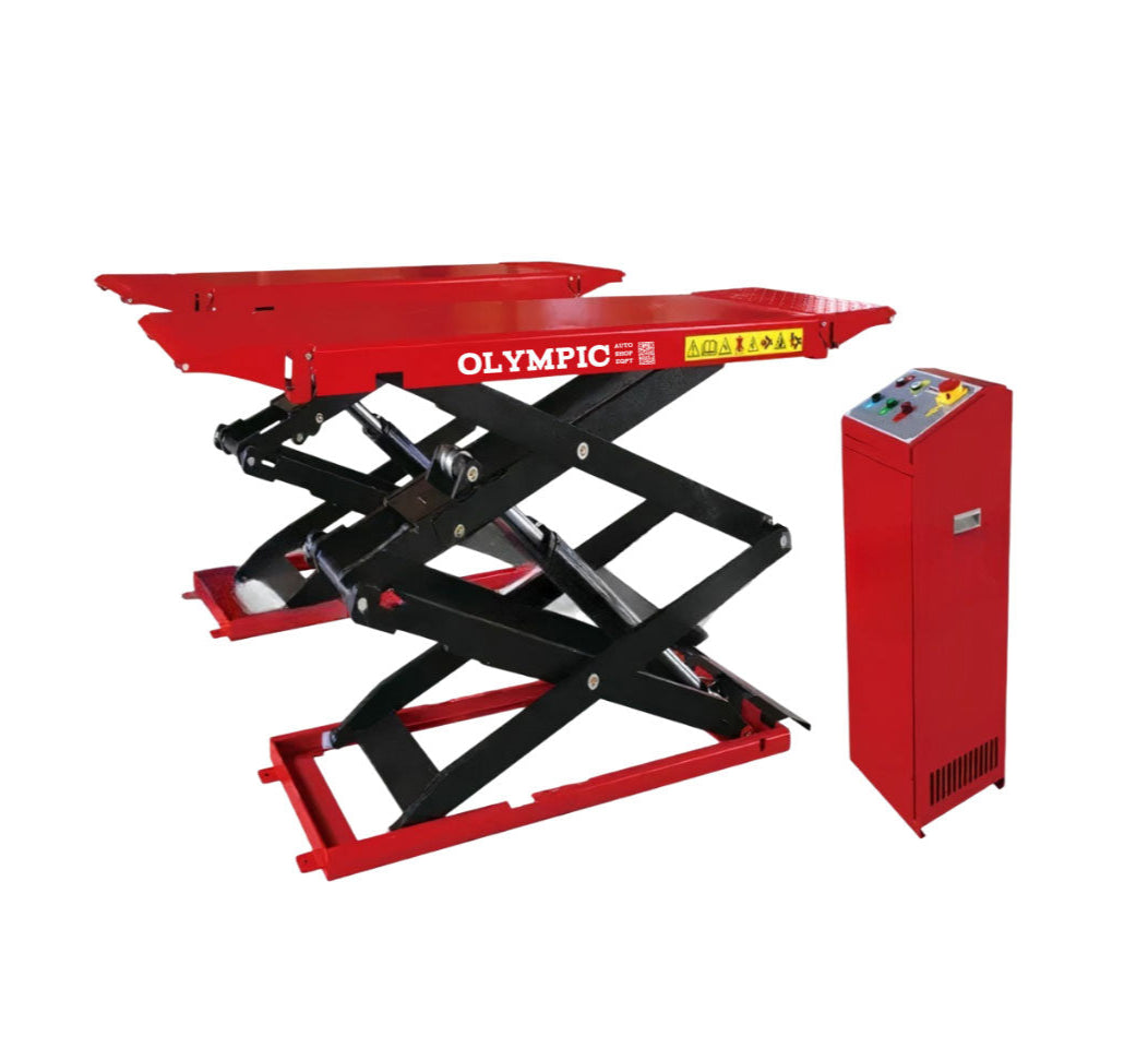 Olympic Equipment 7,800 lb Ultra-Thin Full-Rise Scissor Lift FRSL-78