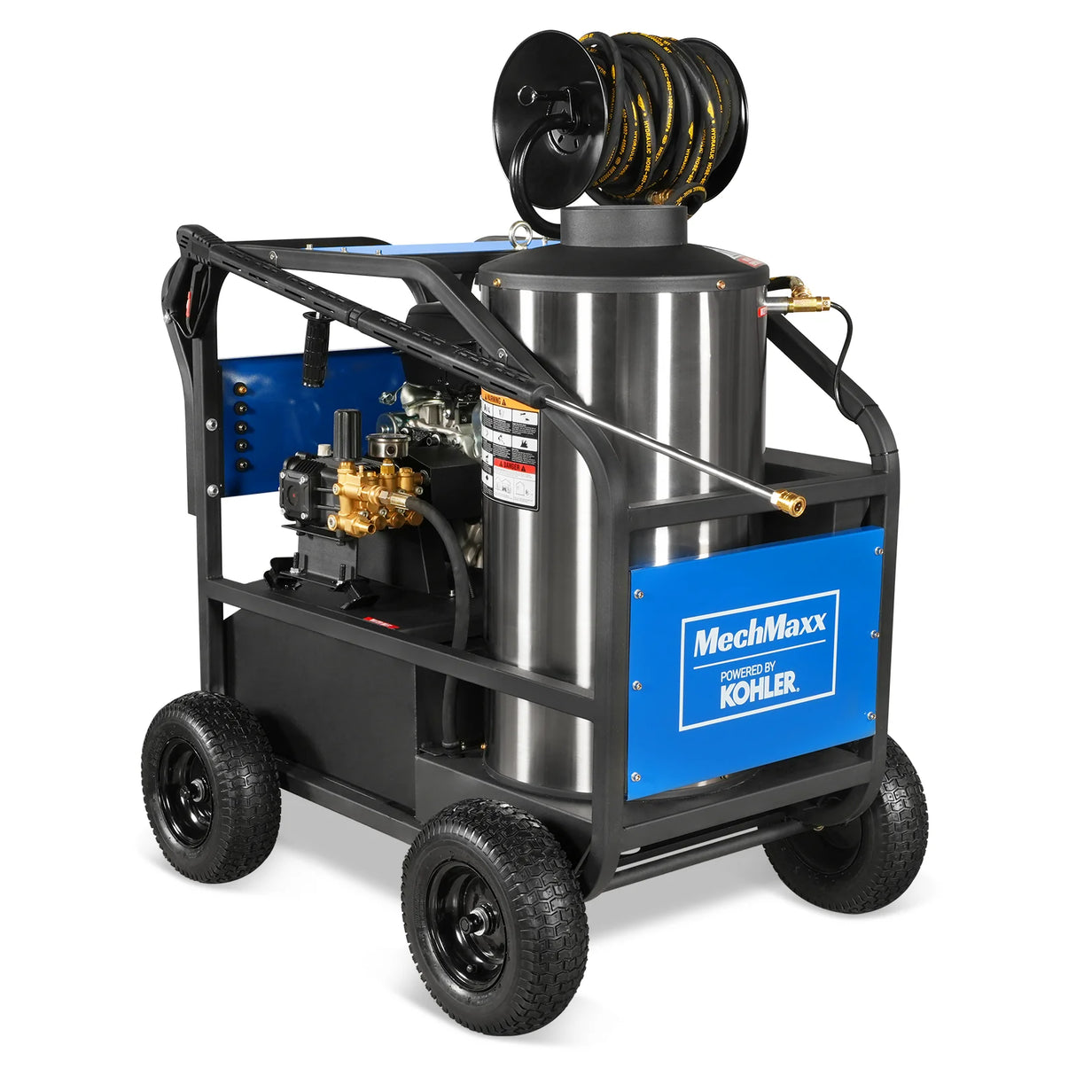 4000 PSI 4 GPM KOHLER E-Start Engine Hot Water Pressure Washer with Hose Reel, HPW40K