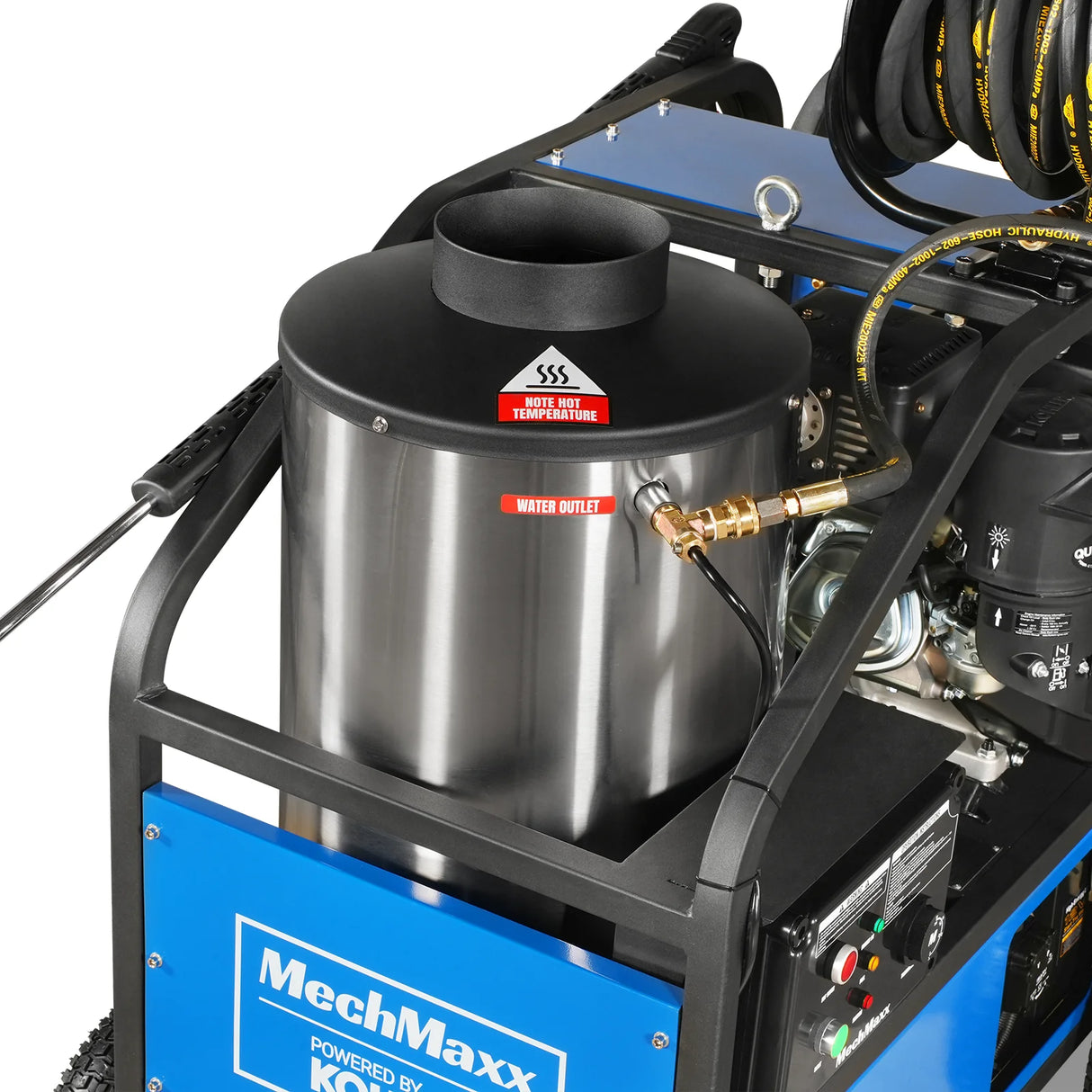 4000 PSI 4 GPM KOHLER E-Start Engine Hot Water Pressure Washer with Hose Reel, HPW40K