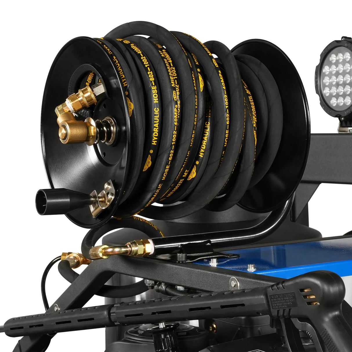 4000 PSI 4 GPM KOHLER E-Start Engine Hot Water Pressure Washer Skid Mounted with 175 Gal Tank, HPW40KT
