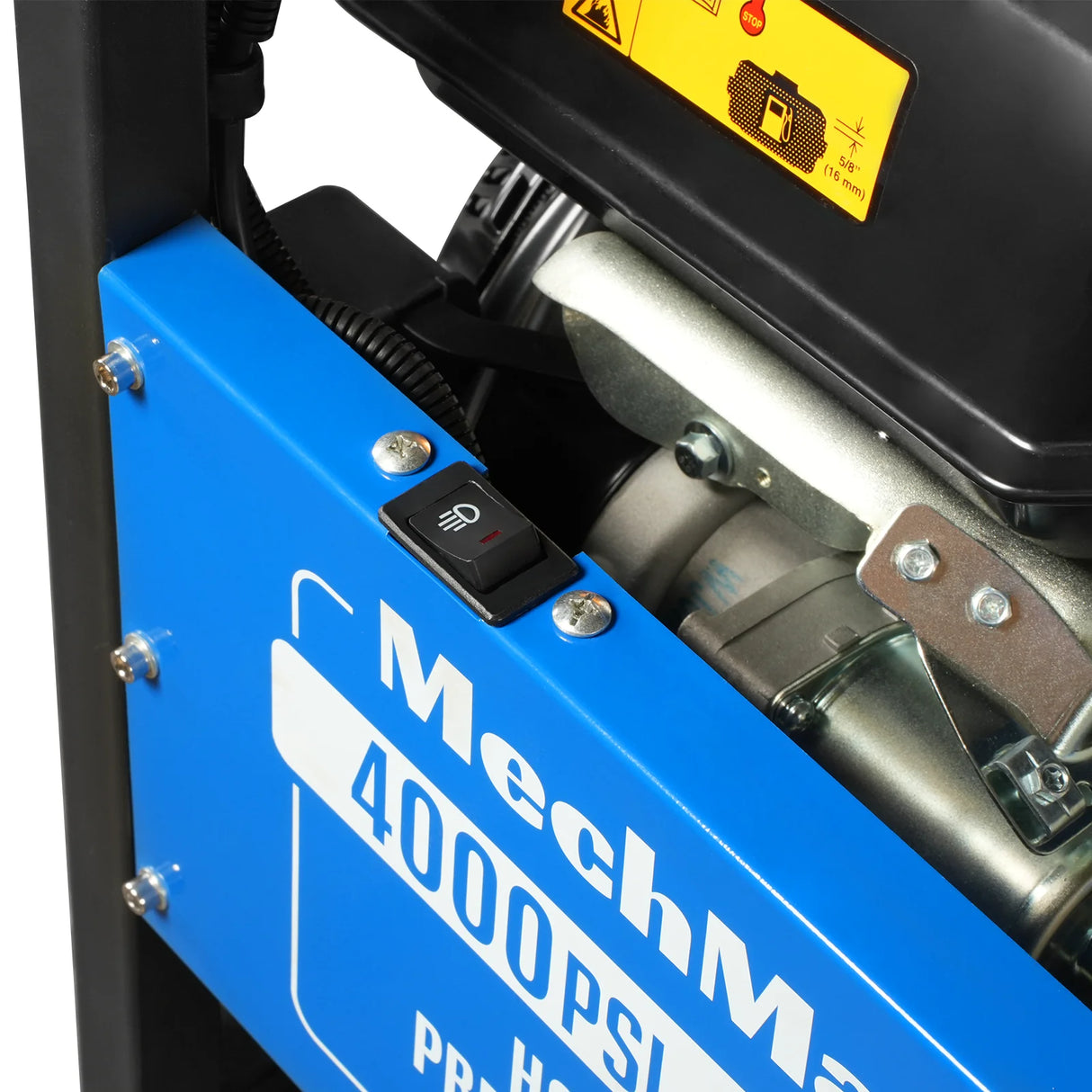 4000 PSI 4 GPM KOHLER E-Start Engine Hot Water Pressure Washer Skid Mounted with 245 Gal Tank, HPW40KBT
