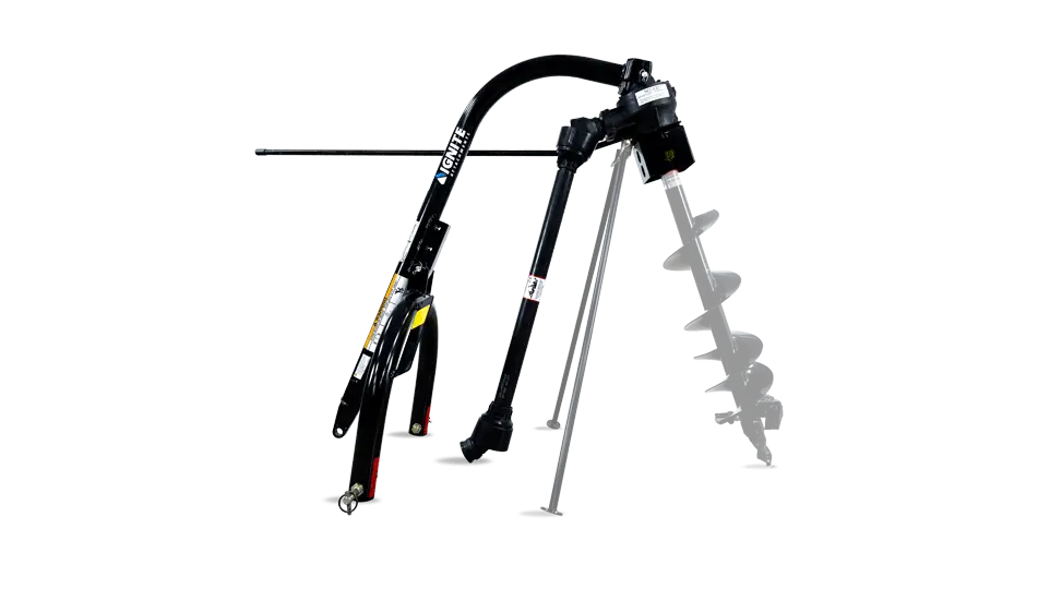 Ignite Attachments 12 in 3-Point Auger and Post Hole Digger