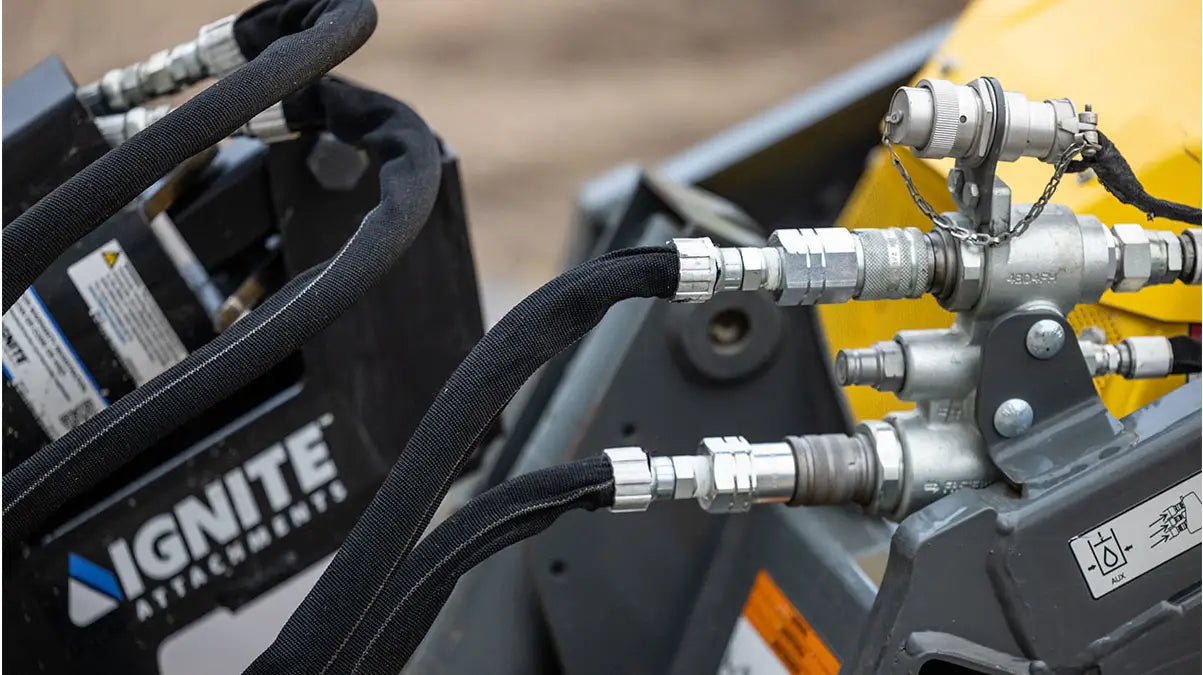 Ignite Attachments 24 in Mini Skid Steer Auger Drive 100PH