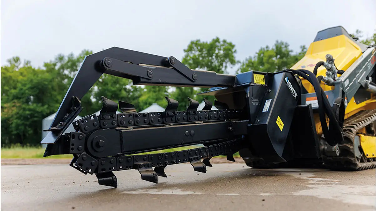 Ignite Attachments 36 x 4 in Mini Skid Steer Trencher