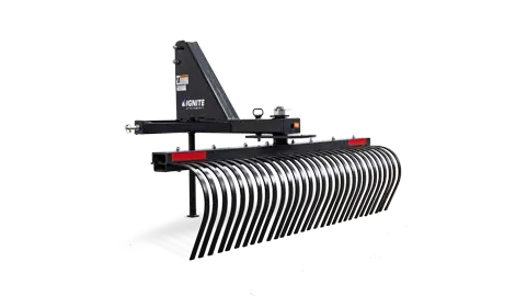 Ignite Attachments 84 in 3-Point Tine Rake