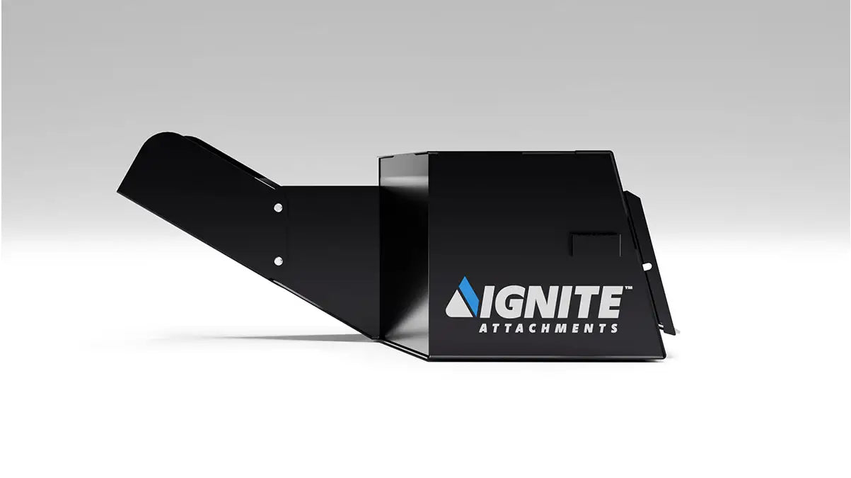 Ignite Attachments 50.5 in Skid Steer Concrete Chute Bucket