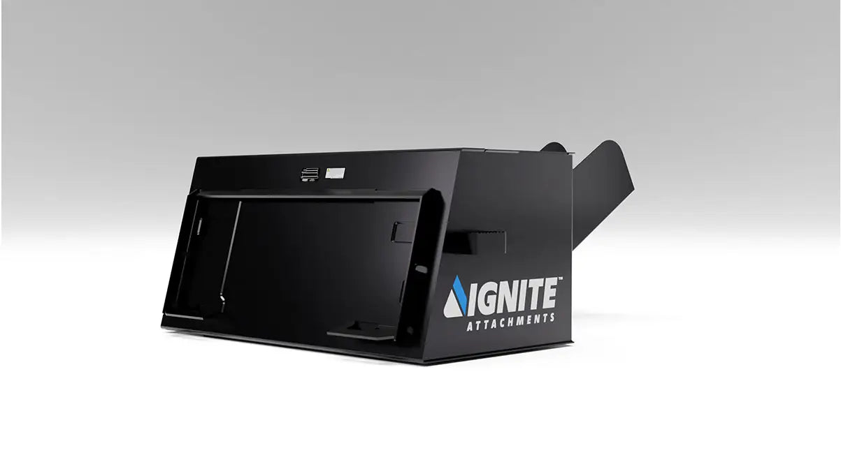Ignite Attachments 50.5 in Skid Steer Concrete Chute Bucket