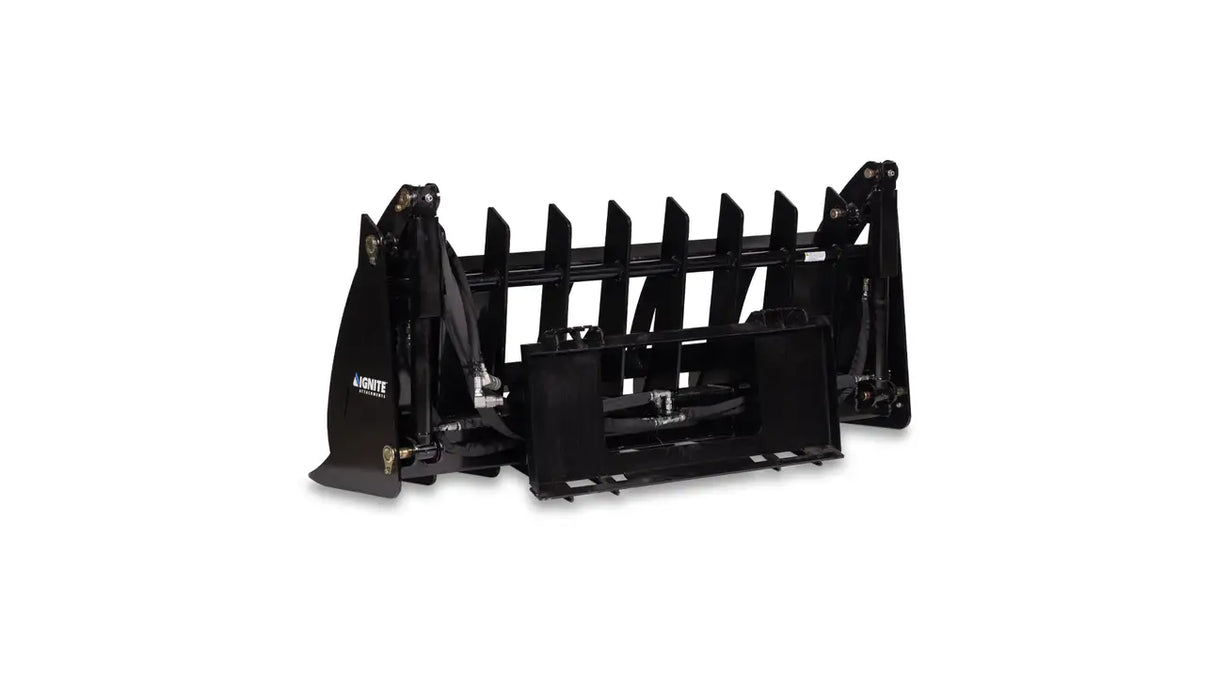 Ignite Attachments 78 in Skid Steer Rake Grapple