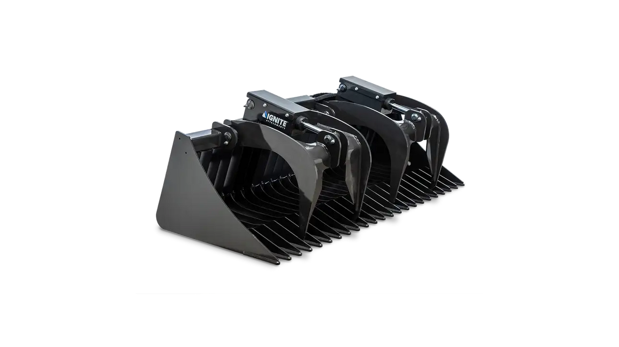 Ignite Attachments 82 in Skid Steer Rock Grapple