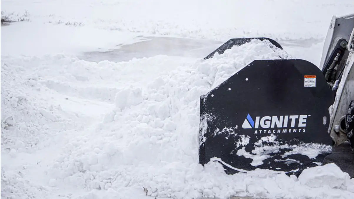Ignite Attachments 69 in Skid Steer Snow Pusher