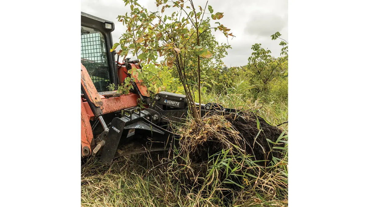 Ignite Attachments 46.6 in Skid Steer Stump Bucket