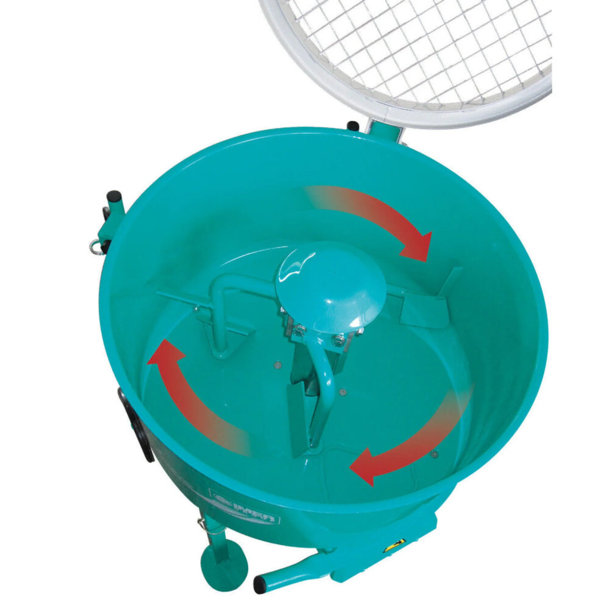 IMER Mix 120 Plus 4.25 cu ft 120V Vertical Shaft Mortar Mixer with iDust Grate
