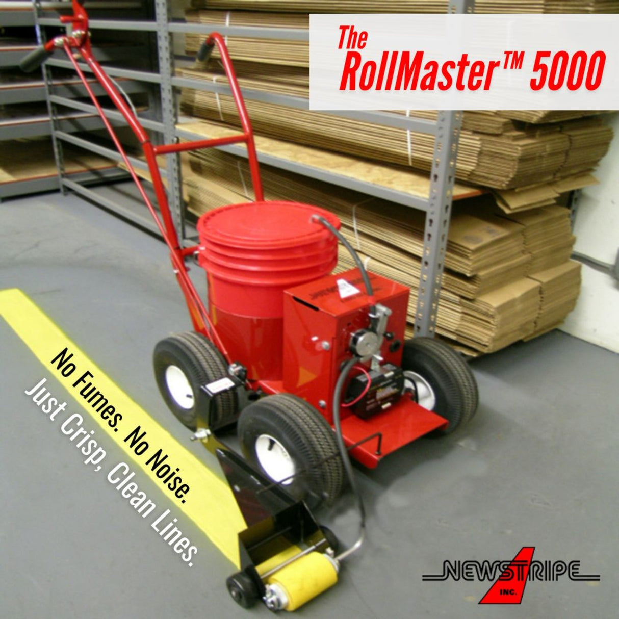 Newstripe RollMaster 5000 Battery Powered Line Painting Machine