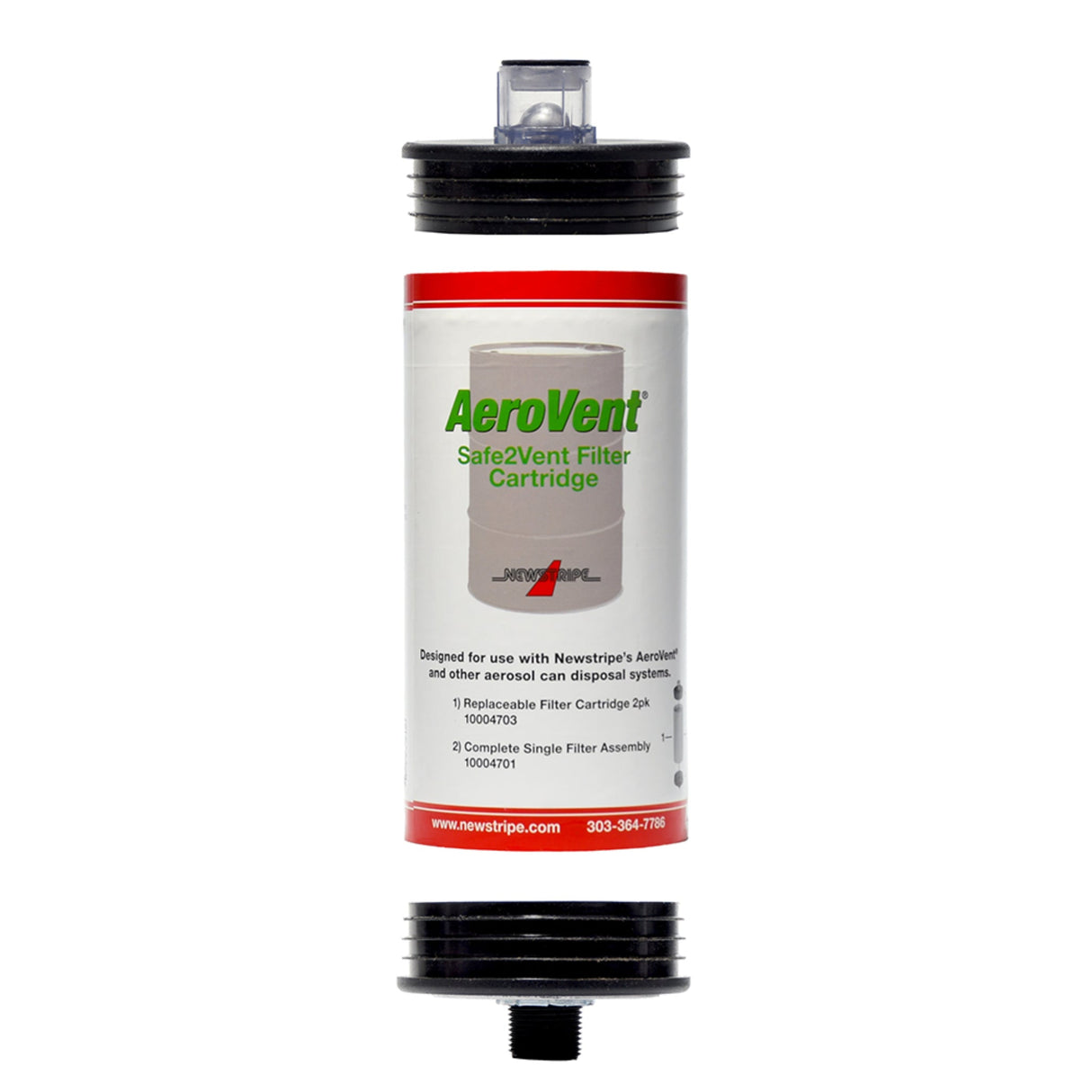 Newstripe AeroVent Safe2Vent Single Filter Assembly